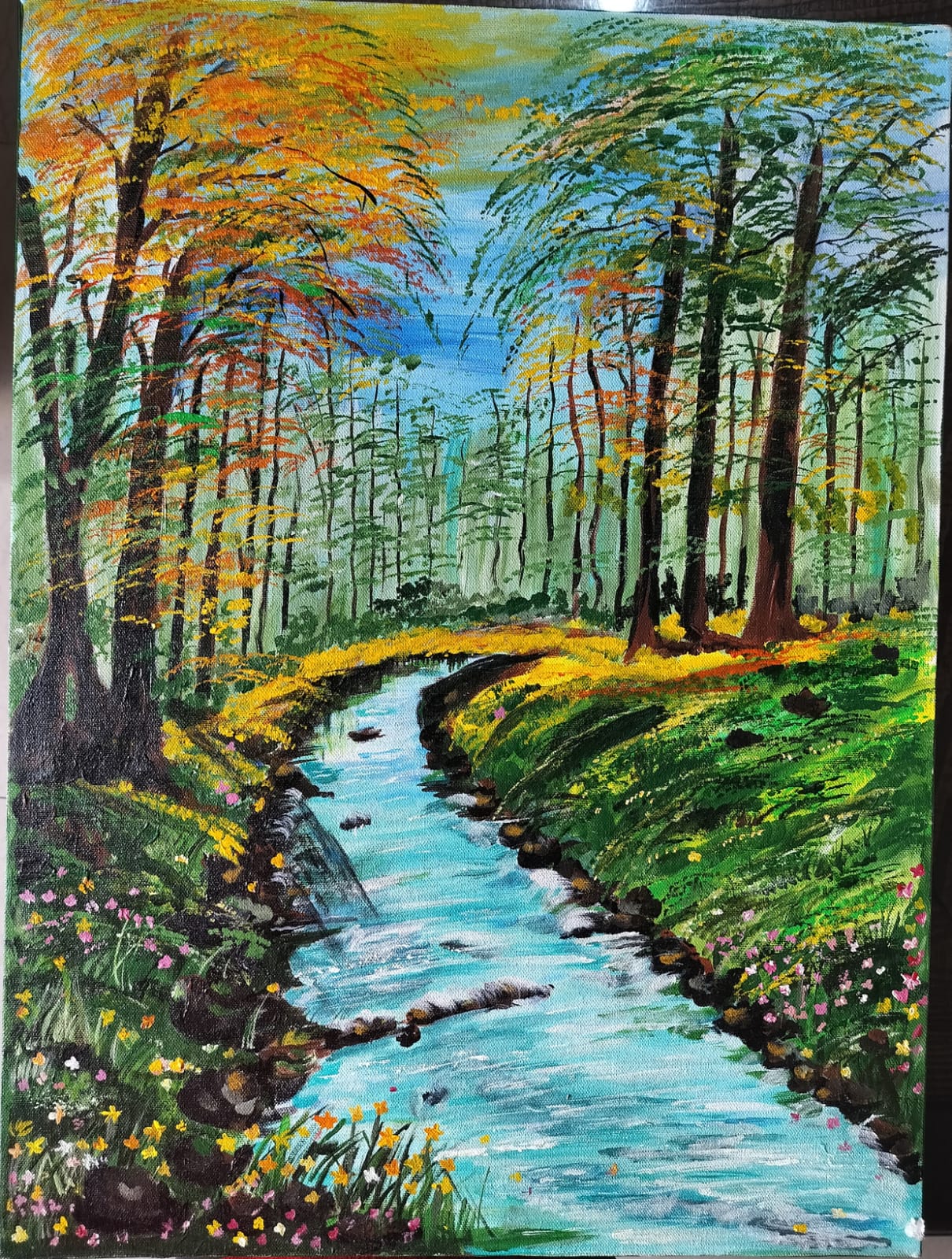 Hand Painted Acrylic Painting