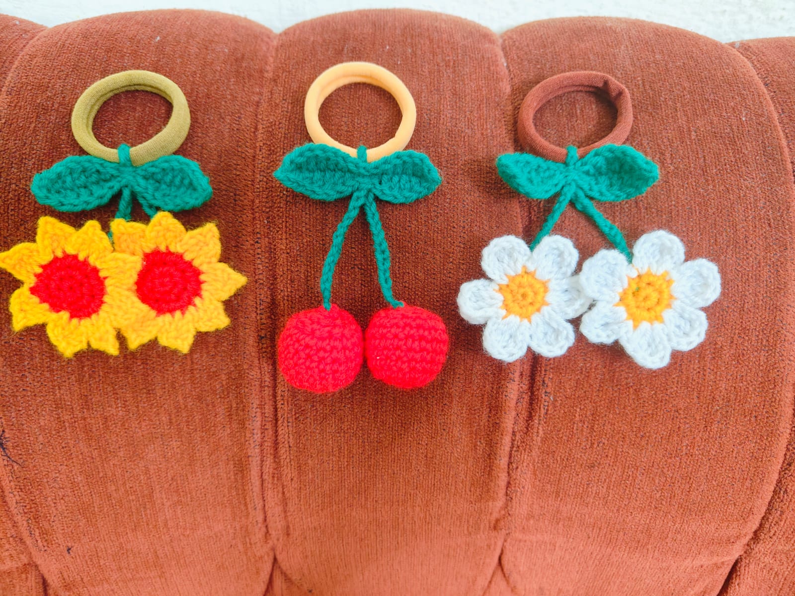 Handcrafted Crochet Hair Ties
