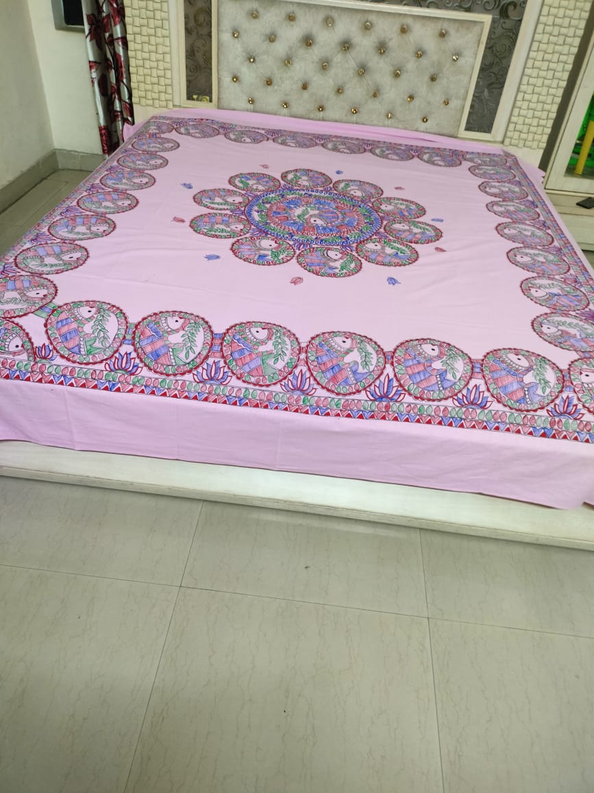 Handcrafted Cotton Double Bed Sheet