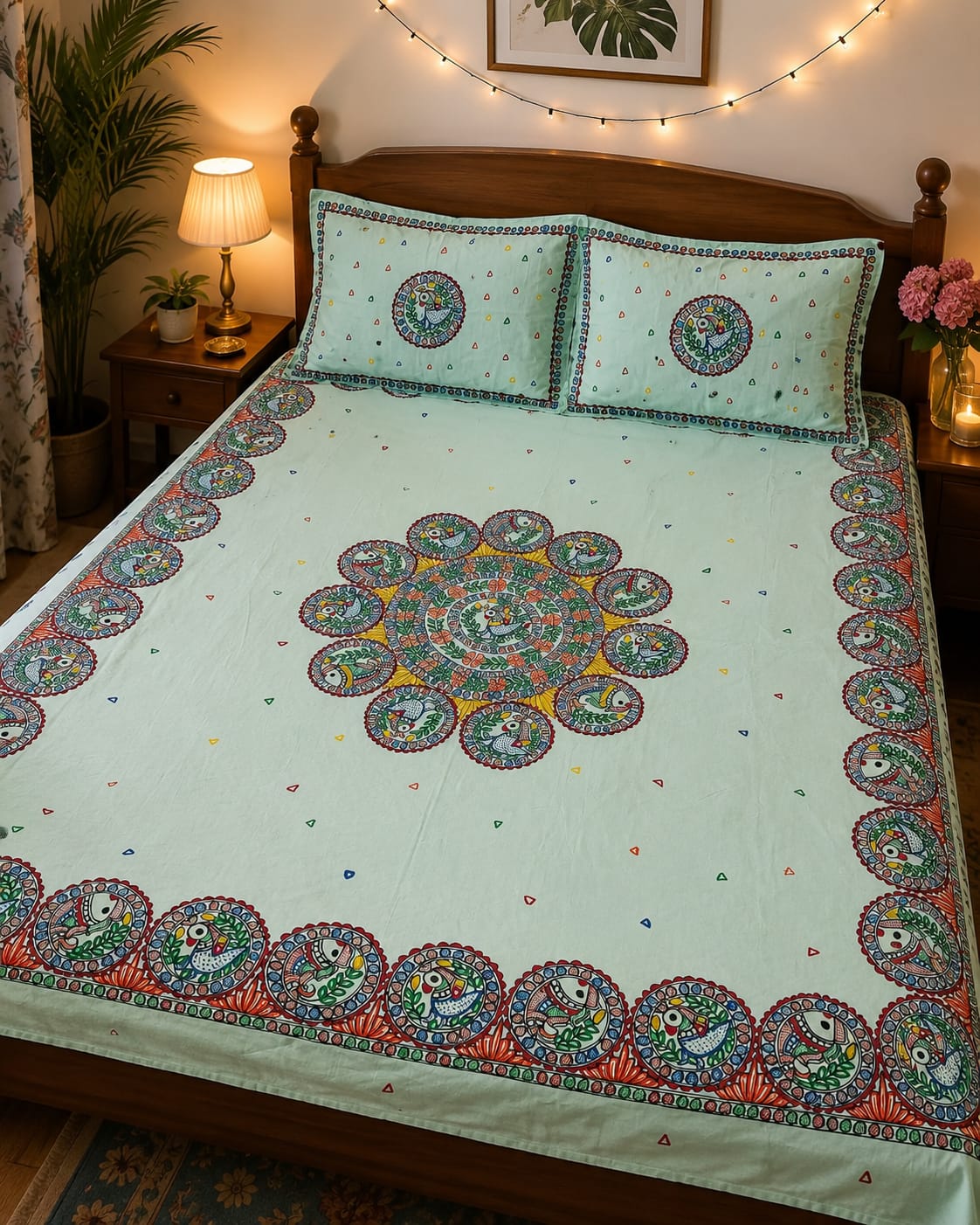 Handcrafted Cotton Double Bed Sheet